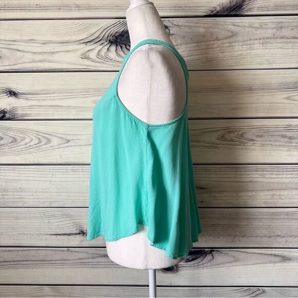 Lulus Lush Mint Green Racerback Trapeze Tank Top - Picture 5 of 7
